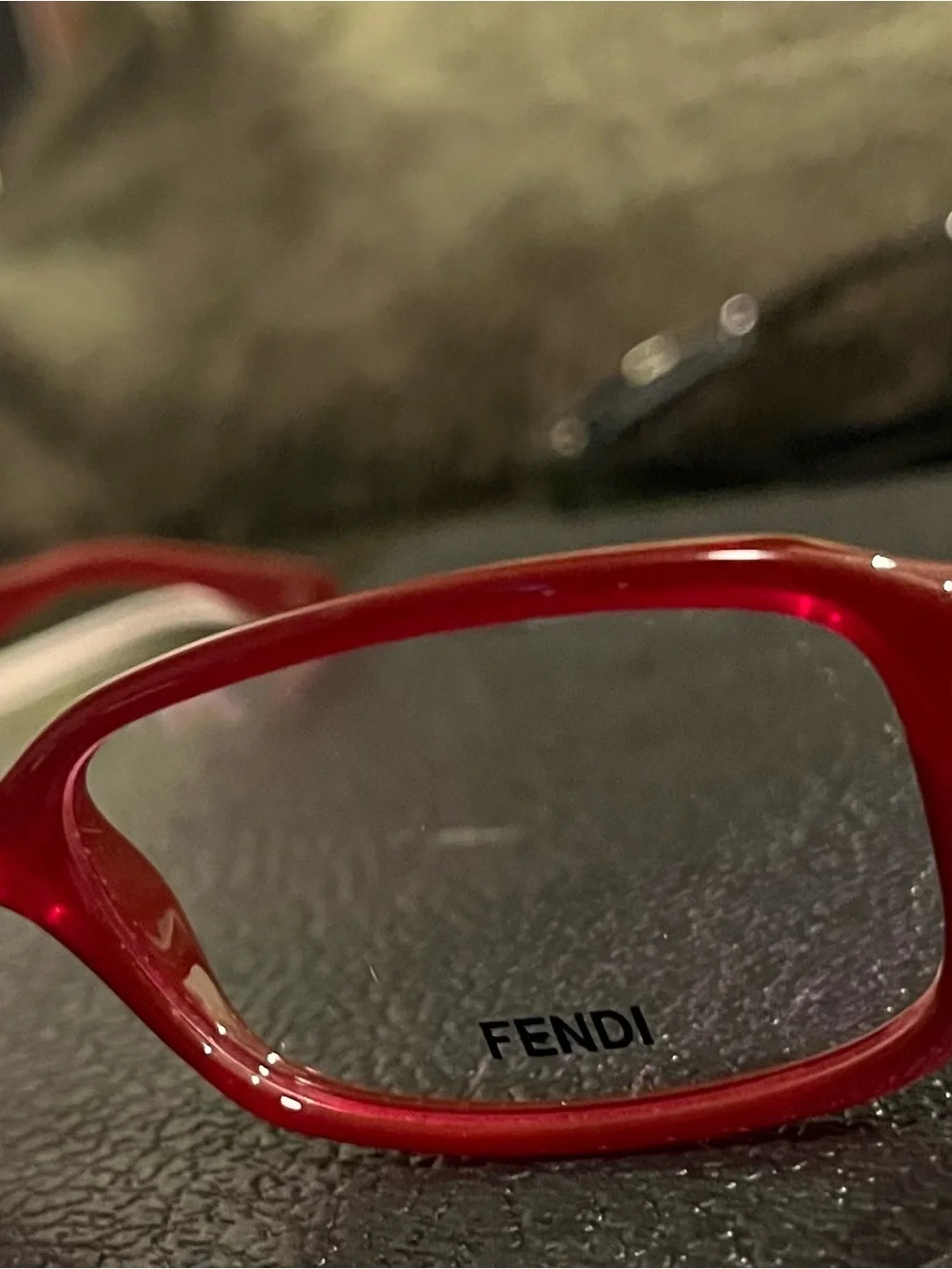FENDI Eyeglasses Frame F983 (604) Women Acetate Red Italy Made 53-15-130,